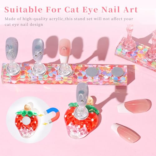 MAYEEN Lovely Nail Stand for Press Ons,Upgraded Raised Nail Holder For - color: Multicolor