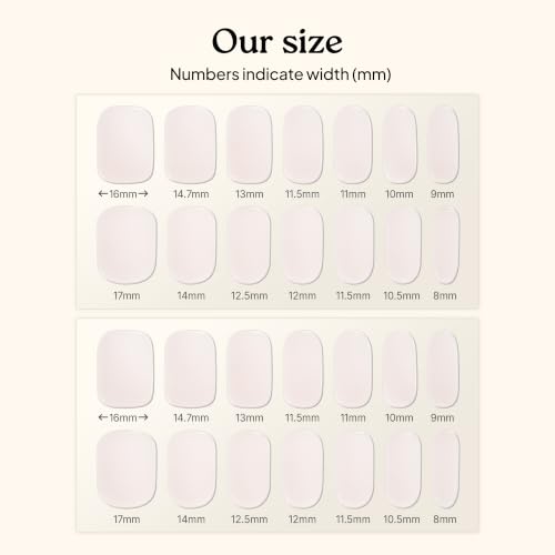Heyhae Semi Cured Gel Nail Strips - Hey, On My Milky Way - color: Hey, On My Milky Way