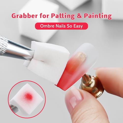 Ombre Gel Polish Palette,24Colors Pat Gel Paint Nail Art Kit Sponge Patting - size: 24 Colors A