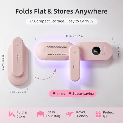 JODSONE Compact Cordless U V Light for Gel Nails Rechargeable Nail Lamp