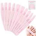 MelodySusie 10Pcs 100/180 Grit Nail Files Emery Boards Set Pink - size: 10Pcs Mix Shape
