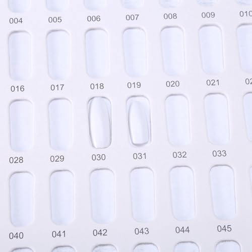 120 Colors Nail Gel Color Display Chart Book, Blank Nail Polish Showing Board Pattern Cover Nail Art Display Card Book for Nail Salon Home Manicure