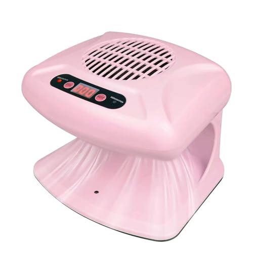 Nail Dryer for Regular Polish 300W 2 in 1 Nail Drying Fan with Auto Sensor Hot and Cold Air Professional Nail Dryer for Manicure Salon and Daily Home Use (Pink) - color: Pink