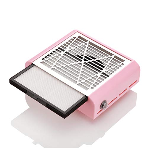 Miss Sweet Electric Nail dust Collector for Manicure (Pink) - color: Y1 Pink