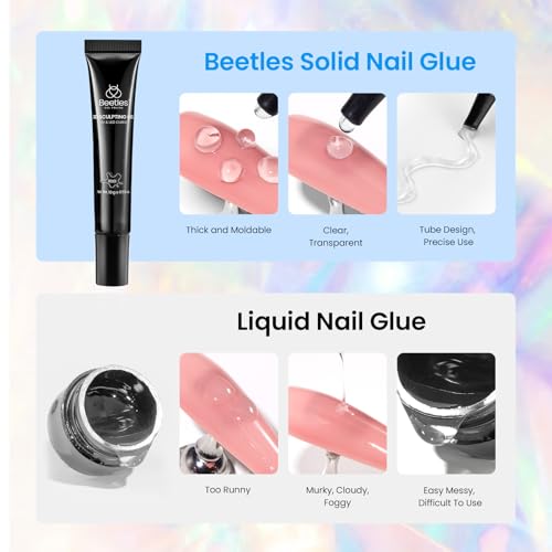 Beetles Sculpting Gel 3D Gel for Nail Art 6 Colors - color: B-Multicolor-6