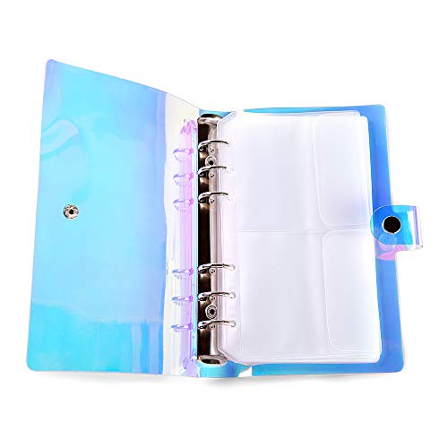 16 Slots Rainbow Nail Art Stamping Plate Storage Bag