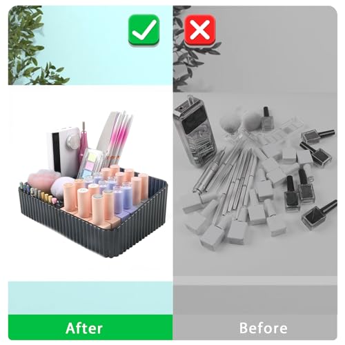 Nail Drill Holder, 10 Holes Nail Drill Machine & Bits Storage Box - color: Black