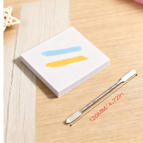 Nail Art Mixing Palette Papers 1pcs Stirring Rod and Nail Wipes