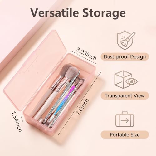 Manicure Box Nail Tools Storage Box 4Pcs Nail Implement Box Organizer Case