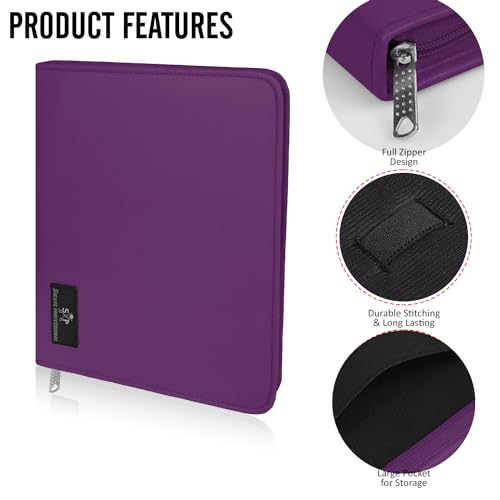 Case Holds 10 Grooming or Beauty Shears (PURPLE) - color: PURPLE