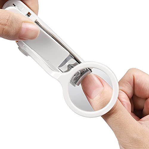 Remedic Nail Clippers with Magnifier – Sharp Blades for Thick Nails