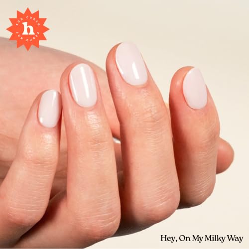 Heyhae Semi Cured Gel Nail Strips - Hey, On My Milky Way - color: Hey, On My Milky Way