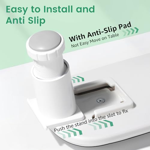 Big Arm Rest for Nails Tech, Height Adjustable, U-Shaped,Black - color: 2nd Gen Height-adjustable Dark