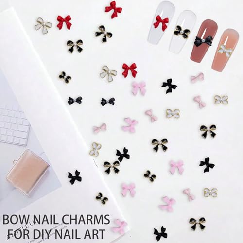 Bow Nail Charms