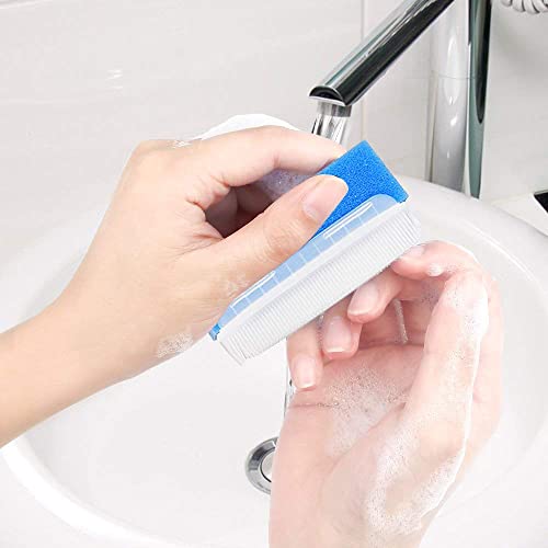 Wellgler's OT Sensory Brush,Autism Sensory Brush for Therapy,Surgical Scrub,Bbaby Sponge for Bathing, Cradle Cap Brush (12Pack) - size: 1 Count (Pack of 12)