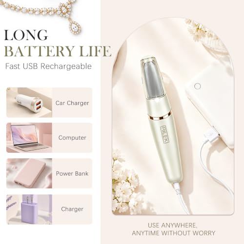 Upgraded Electric Foot Callus Remover, IRILEKI Callus Removers for Feet, Pedicure Tools for Feet, Rechargeable Portable Foot File Pedicure Tools, Foot Care for Dead Skin, for Feet & Hands (Beige) - color: Beige