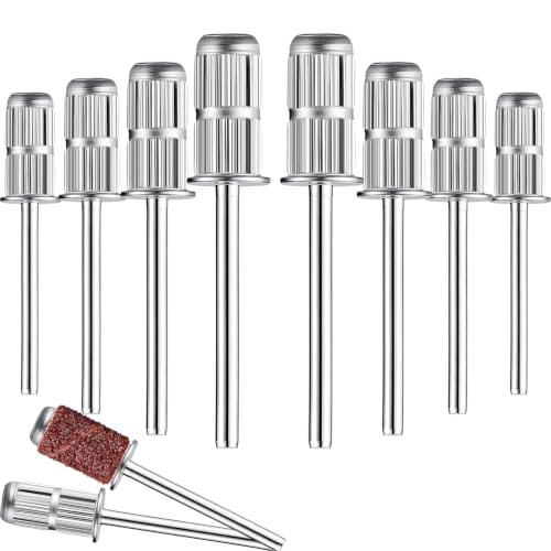 Blulu 20 Pack Small Drill Bits, Mandrel Sanding Bands Bit, Sliver - color: Sliver