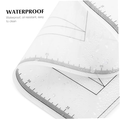 Ipetboom Acrylic Nail Mat Silicone Training Sheet - Manicure Mat Practice Pad - Flexible Roll Up Nail Art Trainer Sheet for Application Fingernails Practice Supply