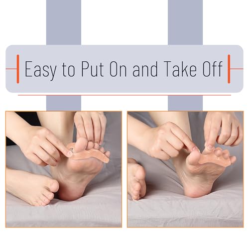 Dr. JK- ToePal Gel Toe Separator, 2 Pairs, Toe Spacers, Bunion Corrector - color: Blush, size: 2 Pairs