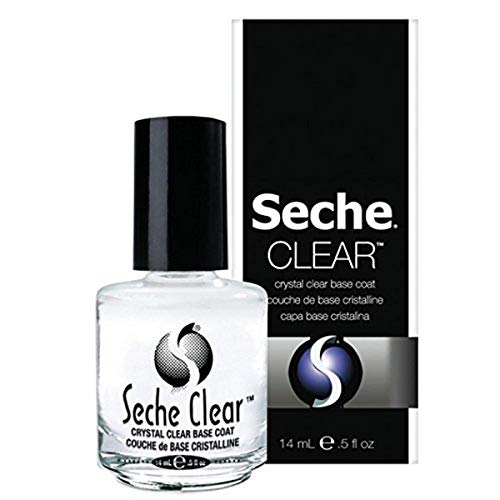Seche Base Coat Nail Polish - Clear, Gel Nail Polish Base Coat, Chip Resistant Primer for Lasting Manicures, 0.5 fl oz - color: Clear Base Coat, size: 0.5 Fl Oz (Pack of 1)