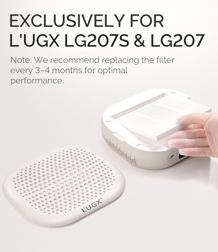 L'UGX Nail Dust Collector Filter for Professional Dust collector Nail Tech LG207