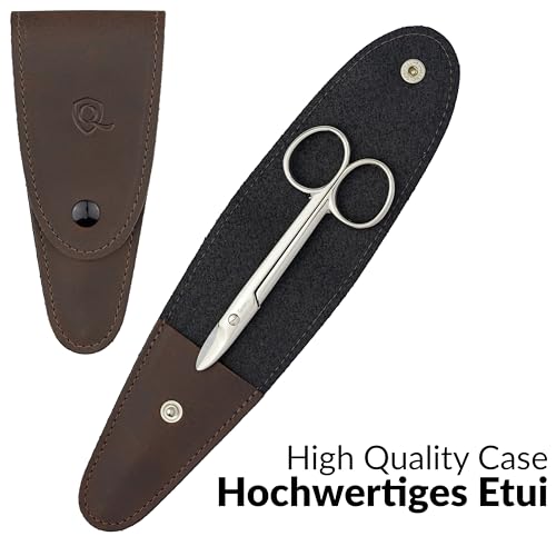 marQus - Toenail Scissors made in Germany - for precise cutting of thick nails, suitable as pedicure tool, with Premium Storage Case - color: Toenail Scissors