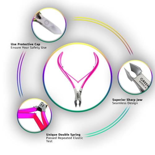 1piece Cuticle Trimmer Nipper 9 Color (Pink) - color: Pink Nipper - Pack 1