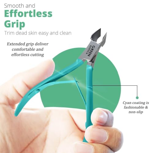 1piece Cuticle Trimmer Nipper 9 Color - color: Cyan