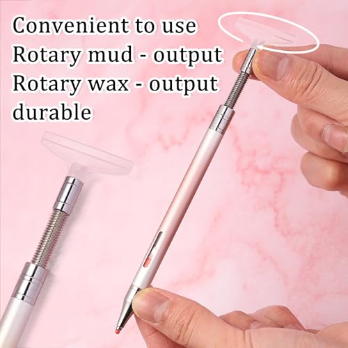 2 Pieces Diamond Art Refillable Wax Pen for Diamond Painting - color: Orange&Gold