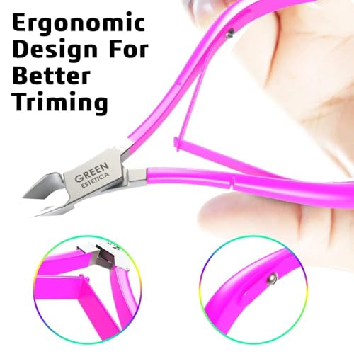 1piece Cuticle Trimmer Nipper 9 Color (Pink) - color: Pink Nipper - Pack 1