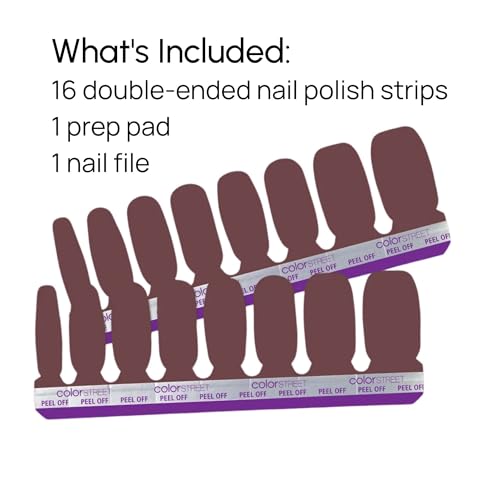 Color Street - Upper East Side - 16 Double-Ended Nail Polish Strips - color: Upper East Side