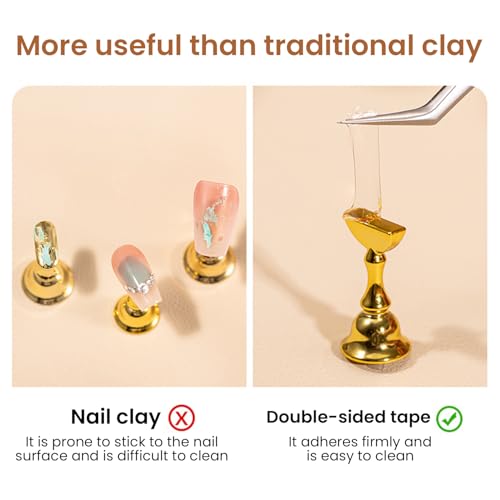 1696 Double Sided Tape for Press On Nails Stand - color: White, size: Large