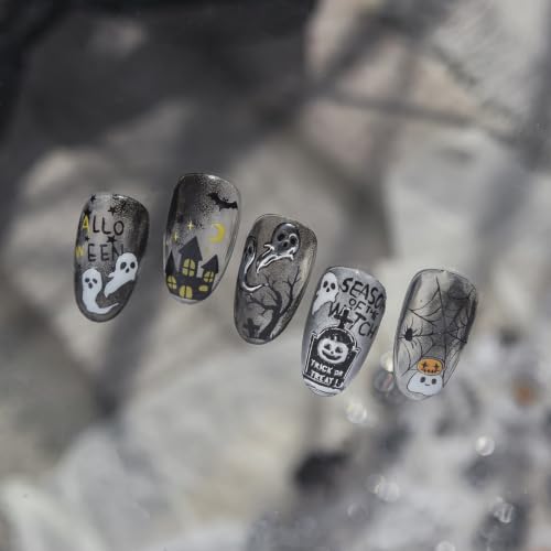 Halloween Nail Stickers for Nail Art - color: Color-12