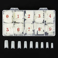 Beuniar Acrylic Nail Tips Natural 500Pcs French Artificial False Tip - color: Natural