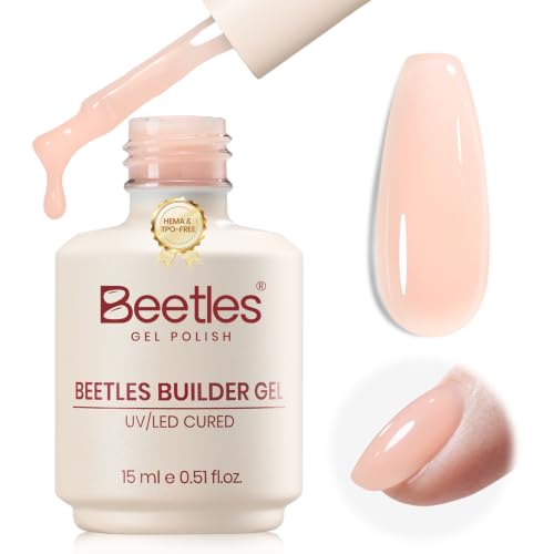 Beetles Builder Gel for Nails HEMA & TPO-Free, Sheer Nude Building Gel - color: Z-Sheer Nude - 1