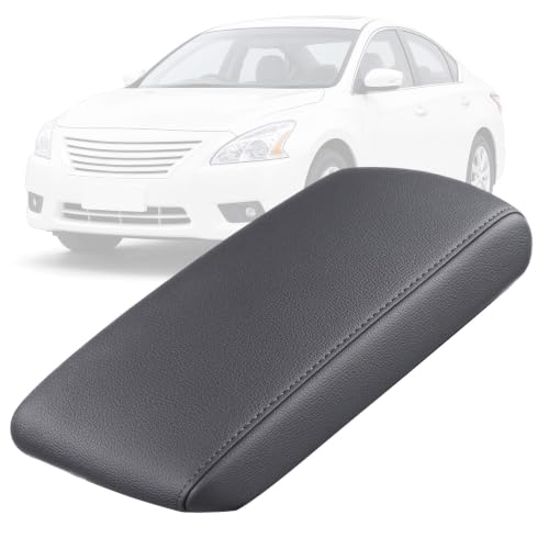 AOMSAZTO Armrest Cover Fit for 2008-2012 Nissan Altima, Console Cover Black - color: Black, size: 2008-2012