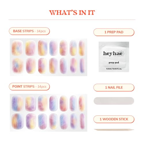 Heyhae Semi Cured Gel Nail Strips Assorted Bundle (3 Pack) - Date Night - color: Date Night