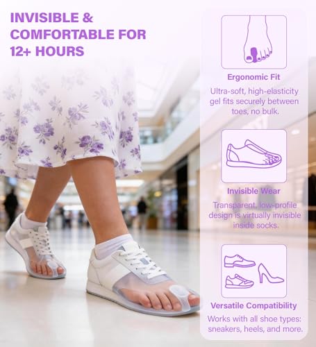 Gel Toe Spacers - 12 Pack (S+M+L) - size: S+M+L