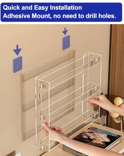Acrylic paint organizer,Nail polish Rack,Paint Storage Holder Wall-Mount