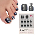 Glamnetic Halloween Press On Toenails, Natural Glazed, Boba - color: 8 - Boba