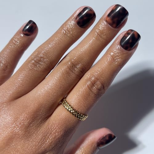 Glamnetic Press On Nails - Extra Short, Glossy Fake Nails 30 Pc Full Kit - color: 1E - Own It All