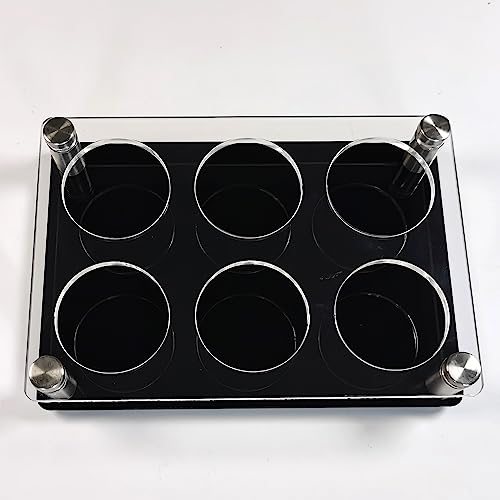 Clear Acrylic Gel Nail Polish Bottle Organizer Anti-Spill Stable Holder