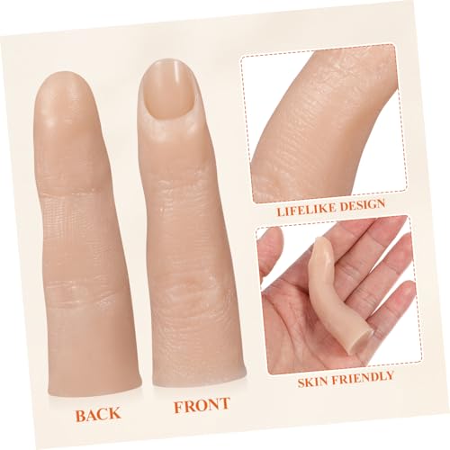 Prosthetic Finger Tips Fake Finger Model Nail Art Finger Practice Hand Tool