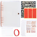 Press On Nail Book Organizer, A5 Nail Storage Binder with Display Pages