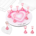 Nail Stands for Press On Nails Painting Display Practice - color: Pink, size: Medium