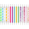 15 PCS Nail Dotting Tools Design Tools, Nail Dotting Pen Nail Art Tools - color: 15 PCS