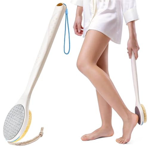 Extendable Foot Brush & Shower Foot Scrubber, Long Bath Brush