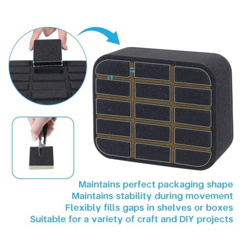 Essential oils Organizer Holder Foam Pad with Slots, can DIY - color: Black 15slots