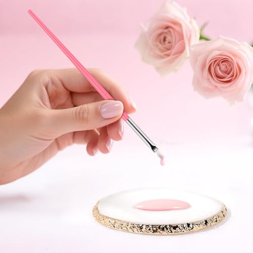 25Pcs Nail Art Brushes Set, Palette, Stand & Dual Pen