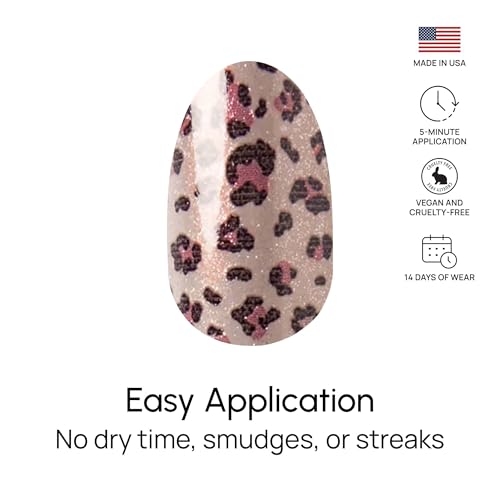 Color Street - Leopard Coat - 16 Double-Ended Nail Polish Strips - color: Leopard Coat